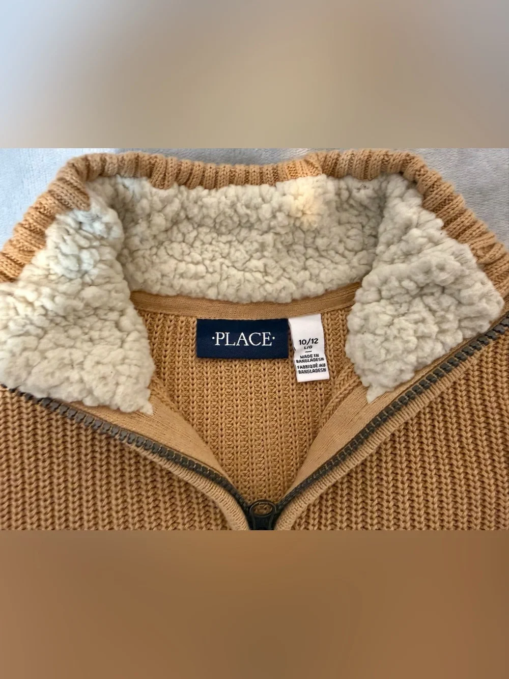 Boys Quarter-Zip Sweater